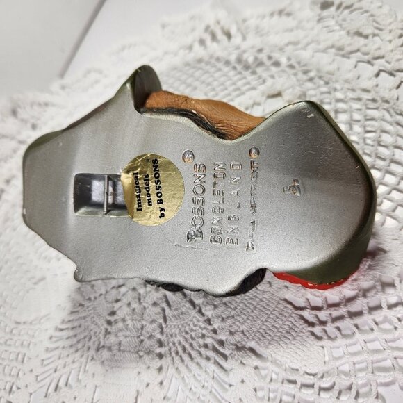 Tibetan Man Chalkwarw Head 1960's Bossons Wall Hanging Made in England - Picture 9 of 12